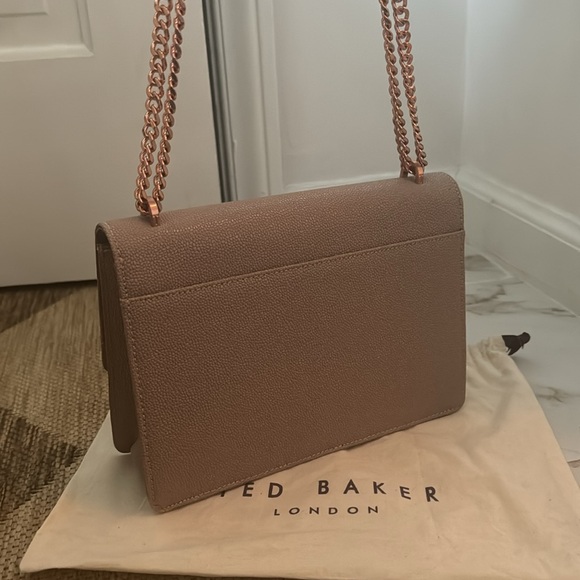 Beautiful light taupe/pink handbag Ted baker London - Picture 4 of 5
